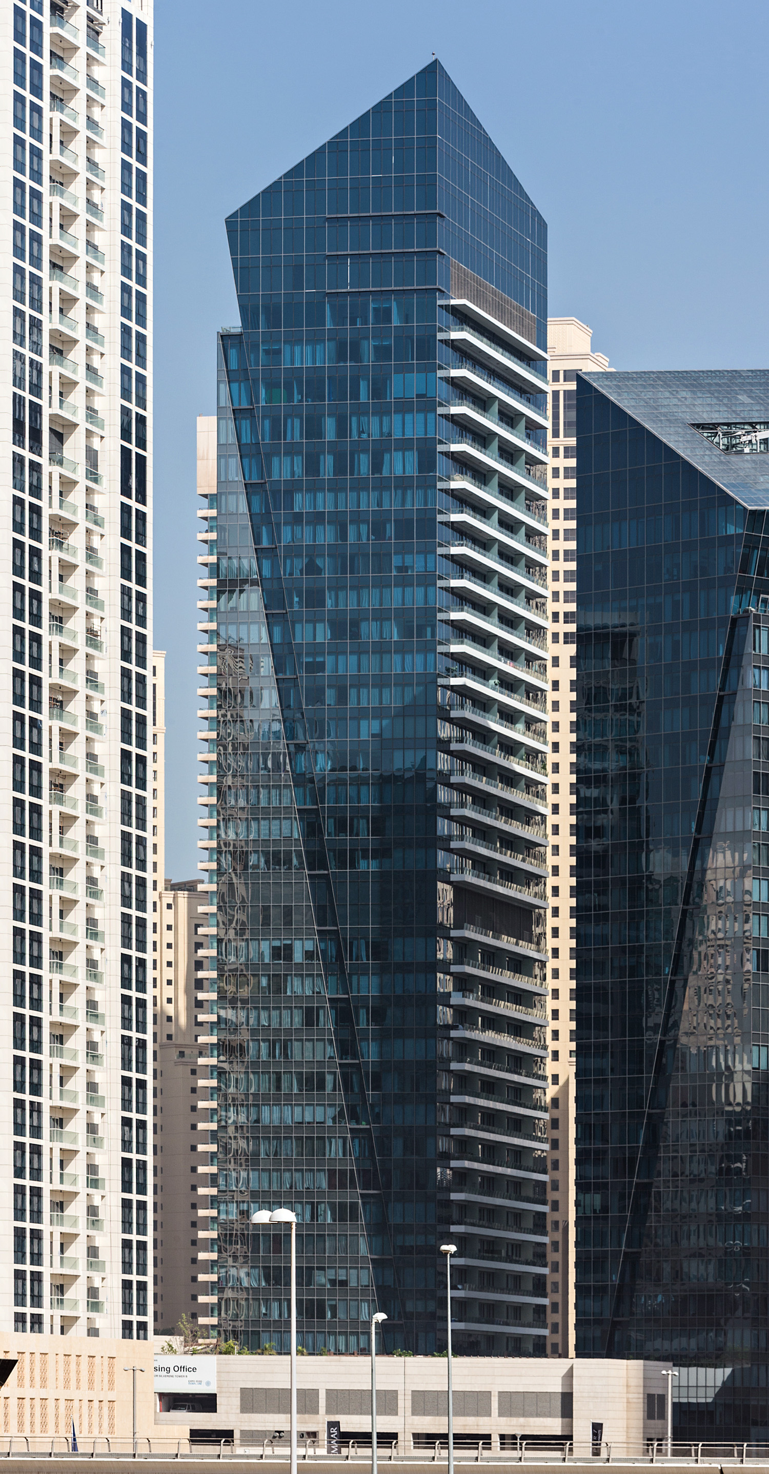 Silverene Tower A, Dubai - View across Sheikh Zayed Road. © Mathias Beinling
